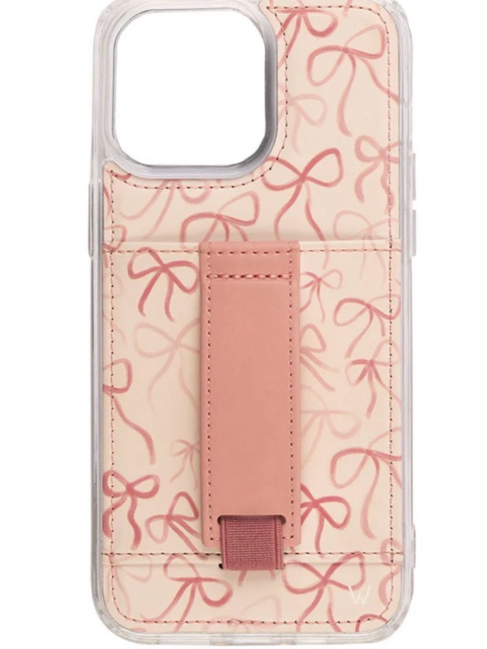 Pink Bow Walli Phone Case